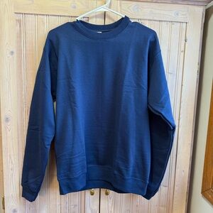 Hanes Men's Deep Blue Crewneck Sweater